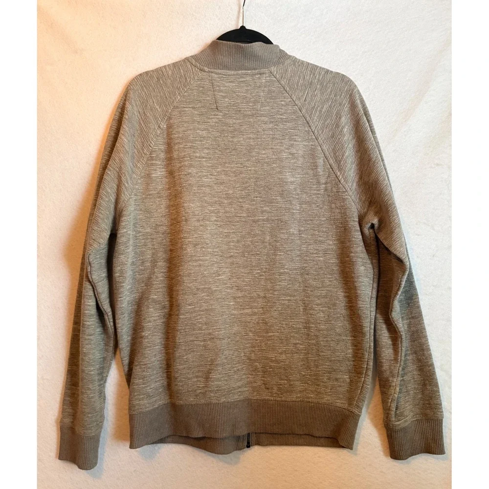 Banana Republic Gray Full Zip Up Bomber Jacket Sweater‎ M